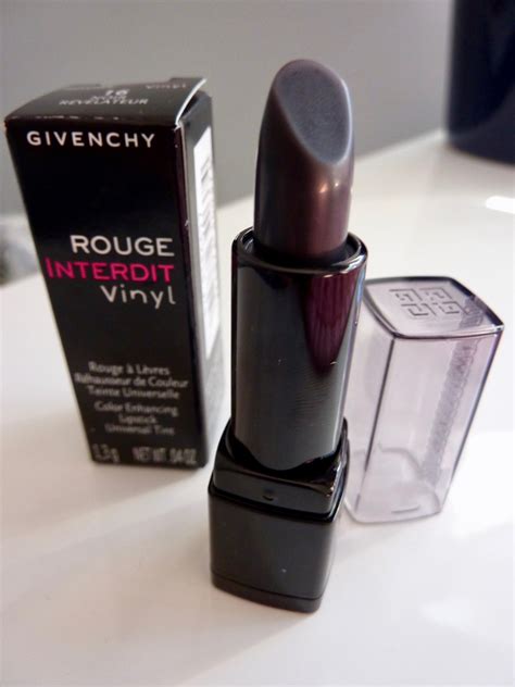 noir revelateur givenchy recensione|Givenchy rouge interdit lipstick.